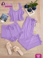 بيجامه 3 قطع - الصورة 2