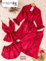 بيجامه ستان 4 قطع - الصورة 2