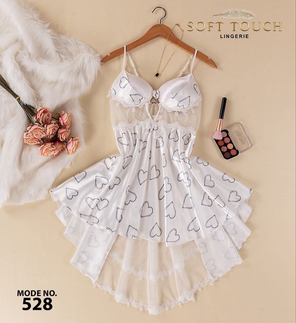 5832636610003452844 قميص حمالات ستان - الصورة 4