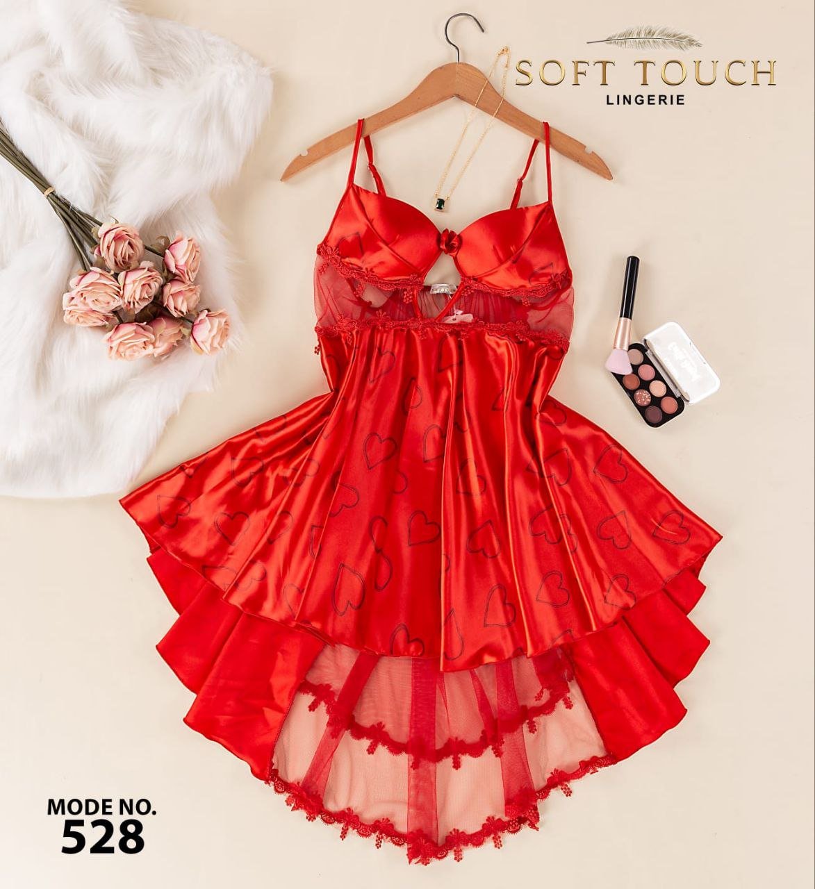 5832636610003452846 قميص حمالات ستان - الصورة 6