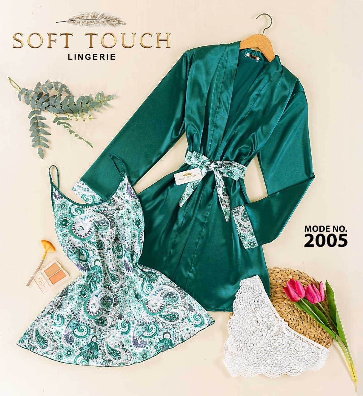 5890896445509321520 قميص ستان بروب ٣ قطع - الصورة 1