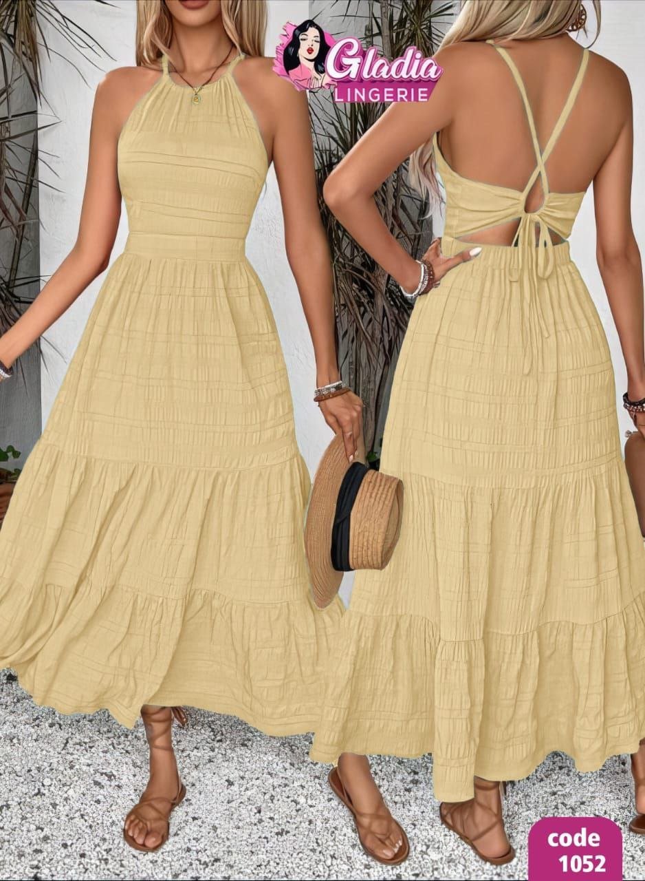 5906988481081624555 فستان طويل حمالات - الصورة 2