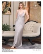 قميص ستان طويل حمالات - الصورة 5