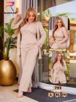 بيجامه قطيفه 3 قطع - الصورة 3
