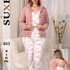 بچامه قطيفه حمالات بنطلون ٣ قطع