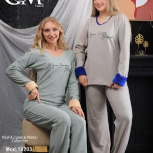 بيچامه مقلمه قطعتين