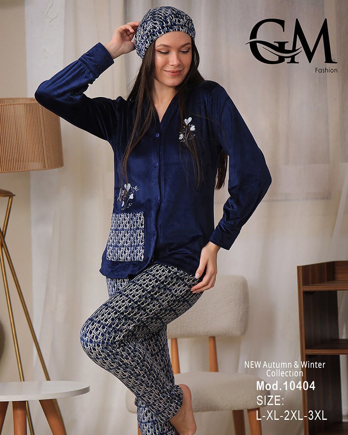 5974086066497504778 بيجامه قطيفه - الصورة 1