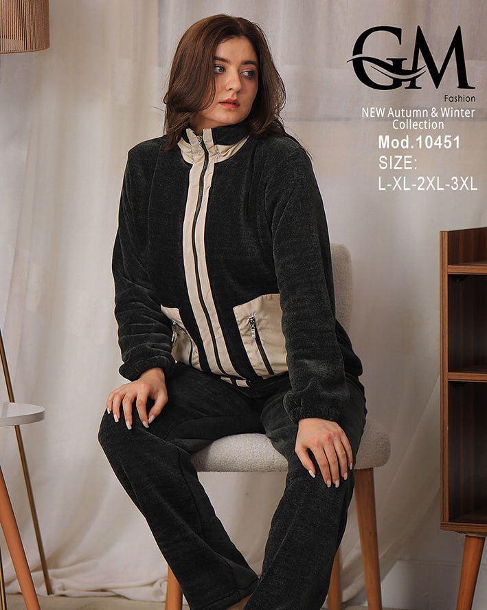 5974086066497504845 بيجامه قطيفه - الصورة 1