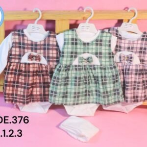 فستان بناتي كاروهات