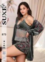 بچامه قطيفه حمالات شورت - الصورة 4