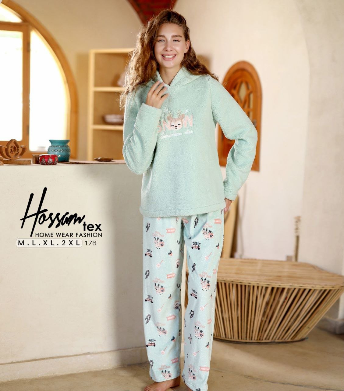 5988027212512742267 بيجامه قطيفه - الصورة 1