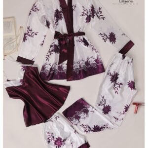 بيجامه ستان 4 قطع