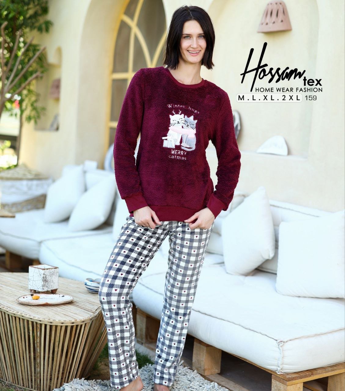 6005598069749565010 بيجامه قطيفه - الصورة 1