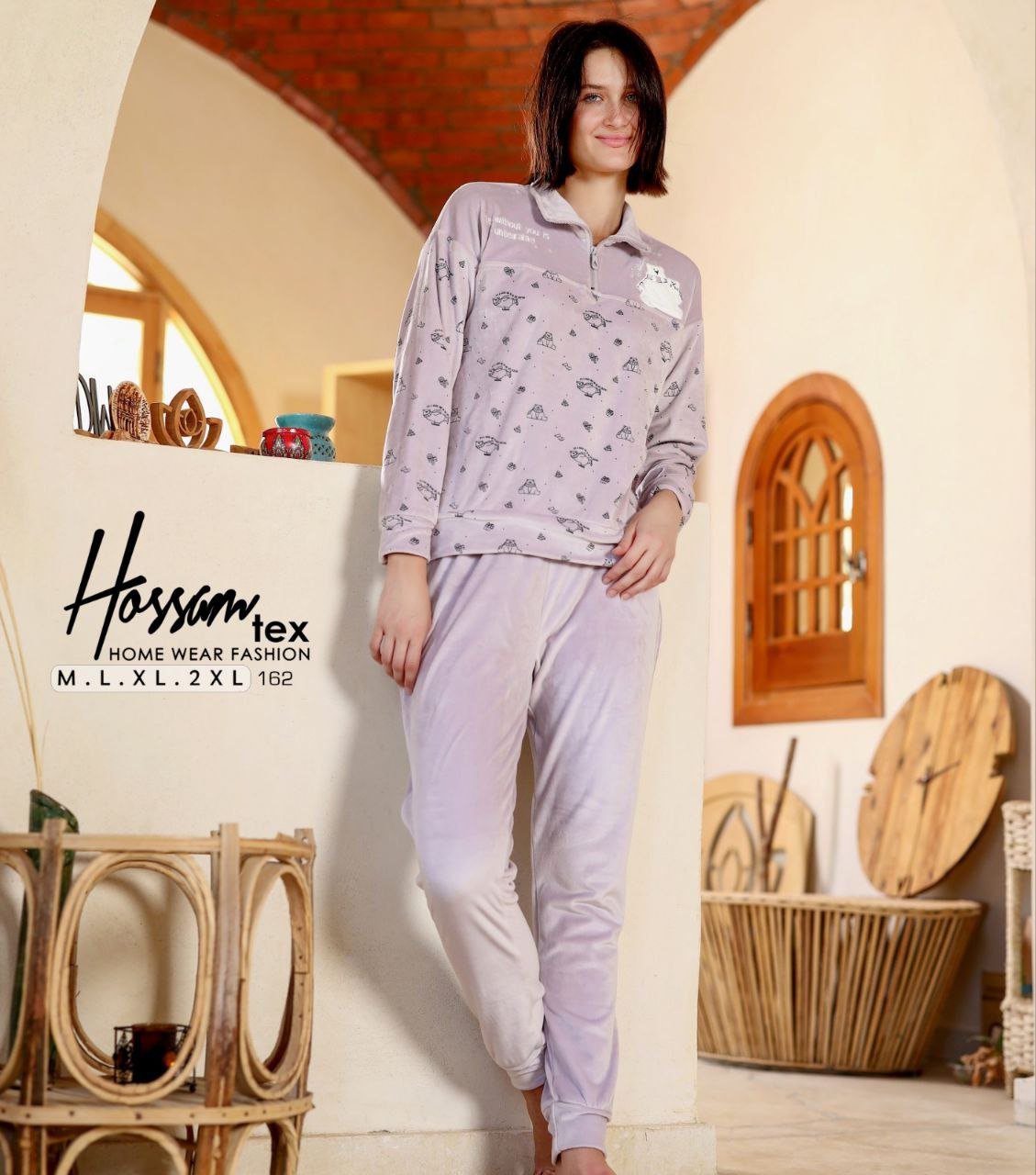 6005598069749565021 بيجامه قطيفه - الصورة 1