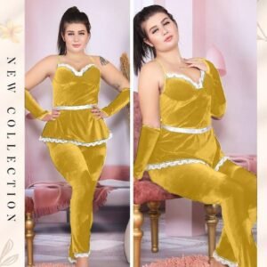 بيجامه قطيفه حمالات