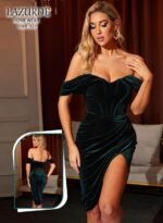 ⁦فستان كب قطيفه⁩ - الصورة ⁦2⁩