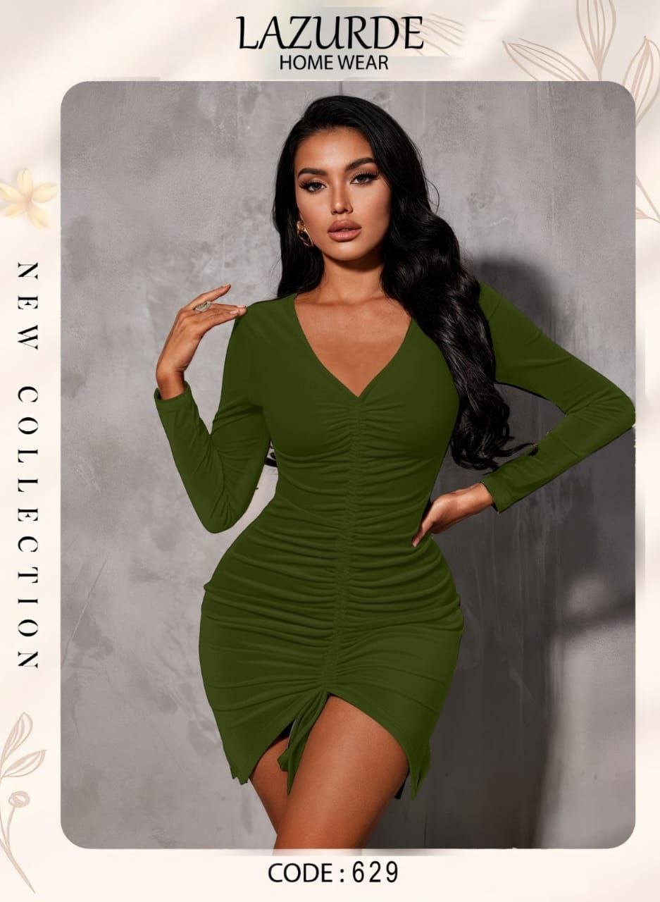 6017118537837037699 فستان بكم شداد قصير - الصورة 6