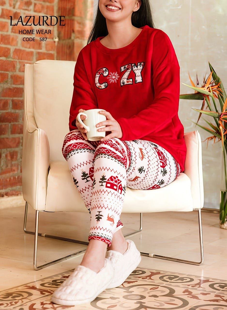 6017118537837037726 بيجامه قطيفه - الصورة 1