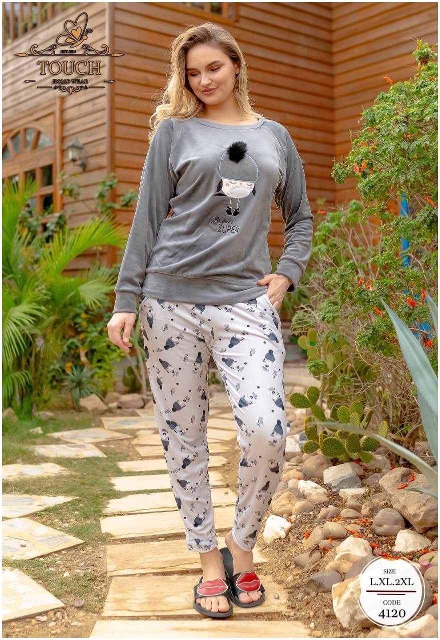 6026214767468862829 بيجامه قطيفه - الصورة 1