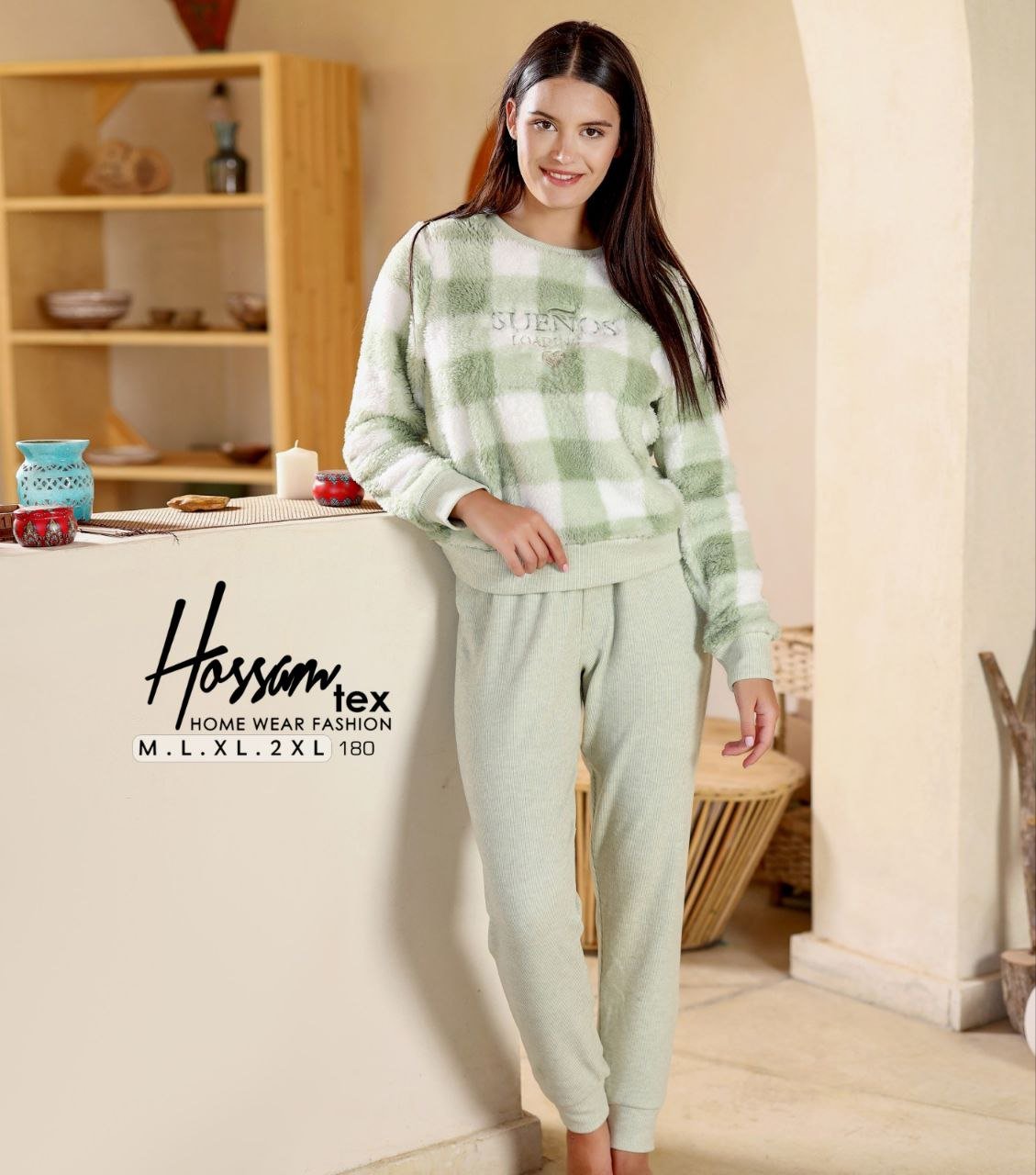 6028312687194262325 بيجامه قطيفه - الصورة 1