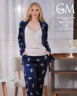 بيجامه قطيفه 3 قطع