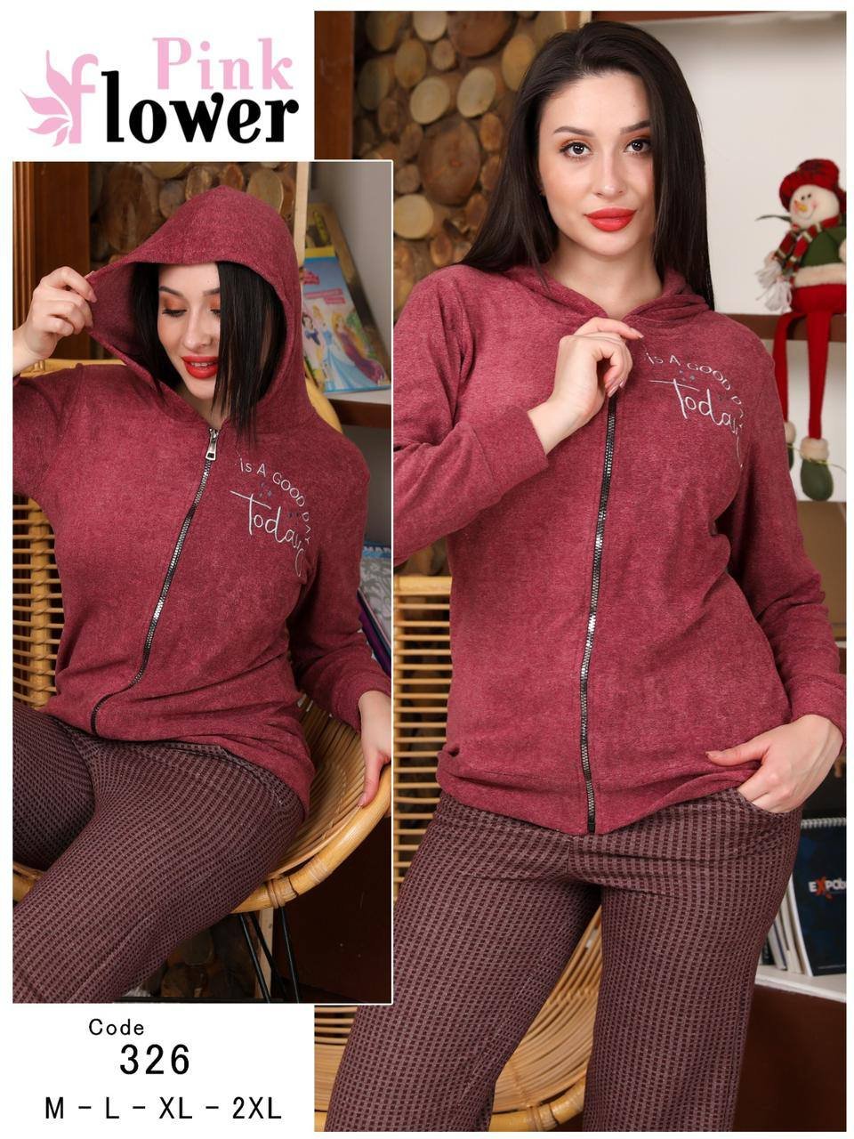 6032933088461000362 بيجامه قطيفه - الصورة 1