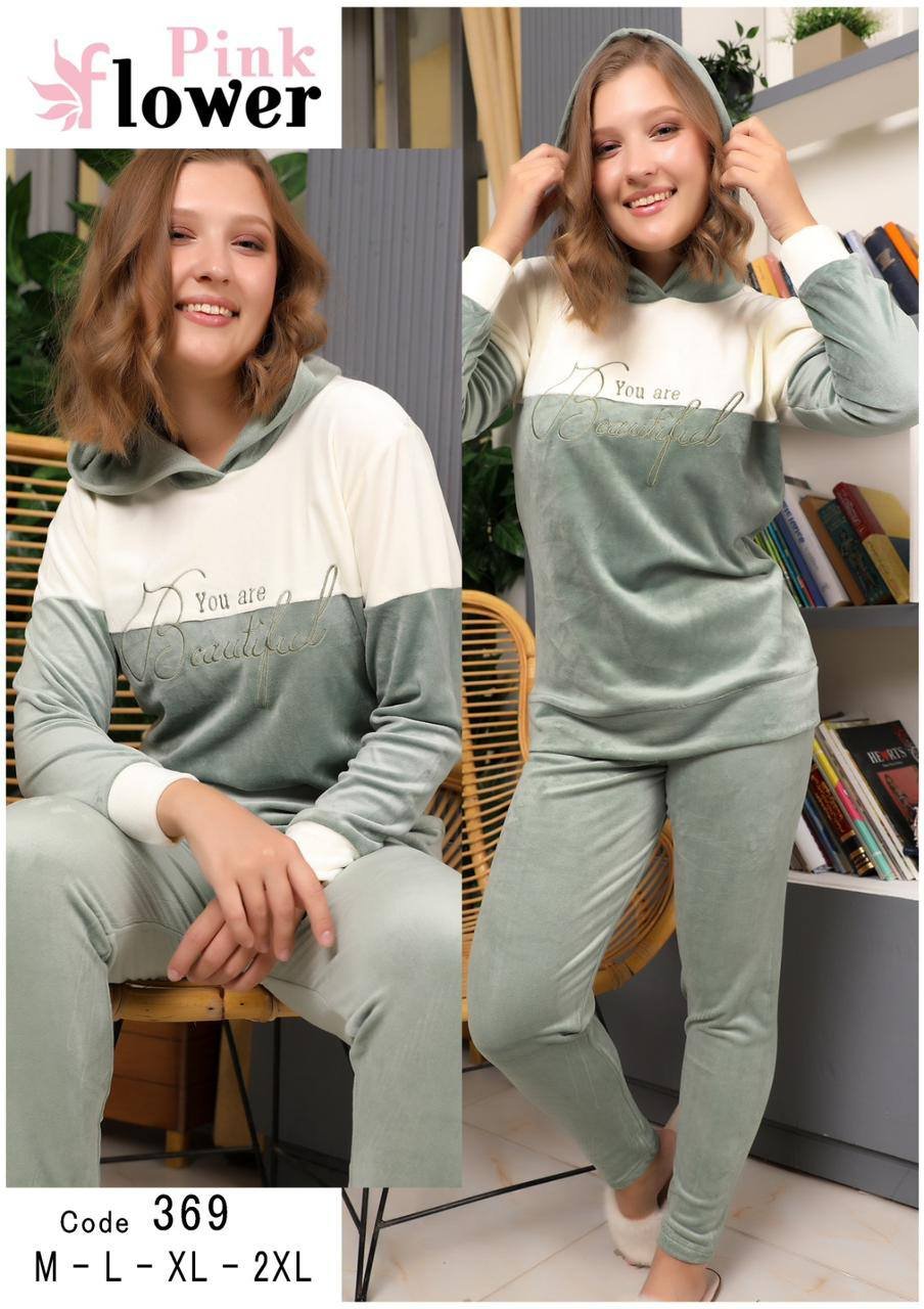 6032933088461000387 بيجامه قطيفه - الصورة 1