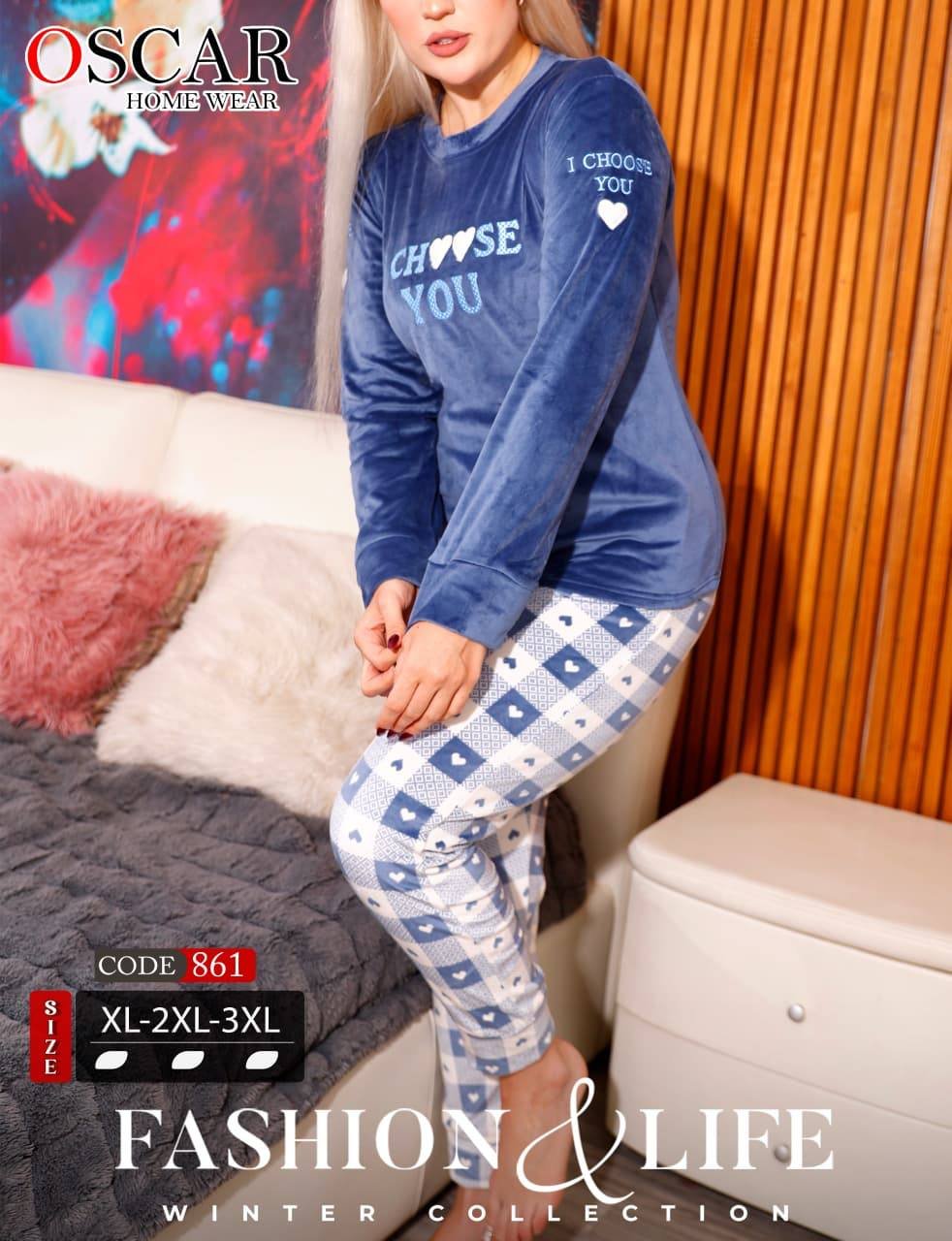 6032933088461000442 بيجامه قطيفه - الصورة 3