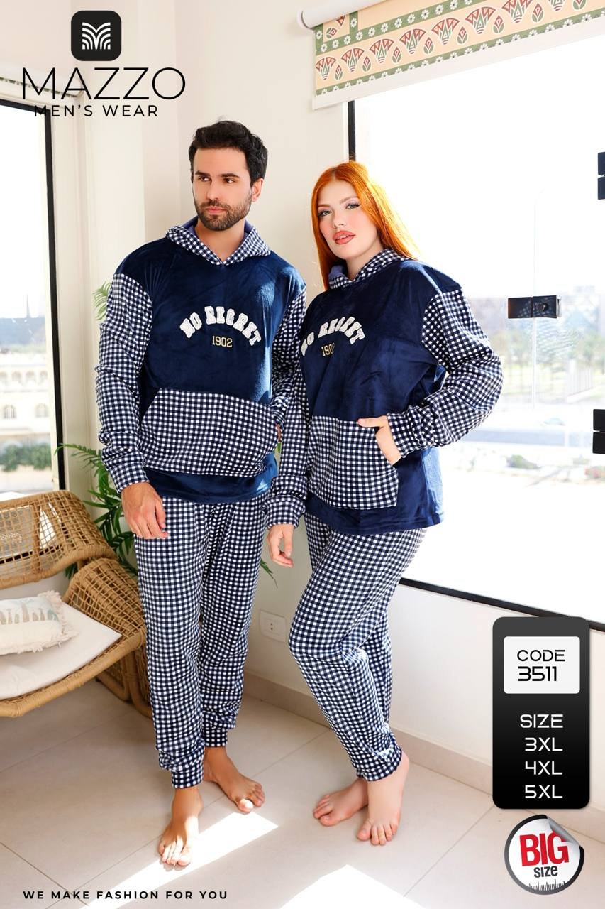 6048396061648293003 بچامه رجالي قطيفه كاروهات - الصورة 1