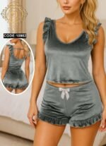 بيجامه قطيفه شورت - الصورة 6