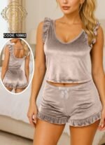 بيجامه قطيفه شورت - الصورة 4