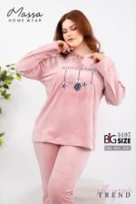 بيجامه قطيفه بيج سايز - الصورة 2