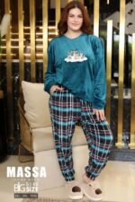 بيجامه قطيفه بيج سايز