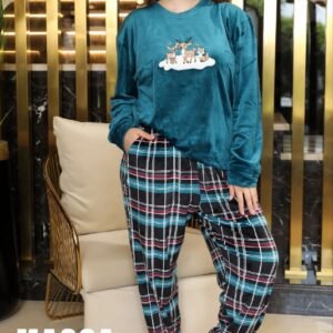 بيجامه قطيفه بيج سايز