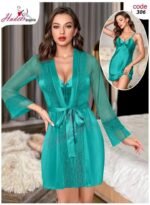 ⁦قميص ستان بروب قصير⁩ - الصورة ⁦6⁩