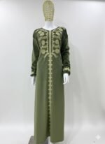 ⁦عبايه قطيفه منقوشه⁩ - الصورة ⁦8⁩