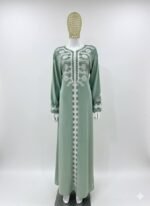 ⁦عبايه قطيفه منقوشه⁩ - الصورة ⁦6⁩